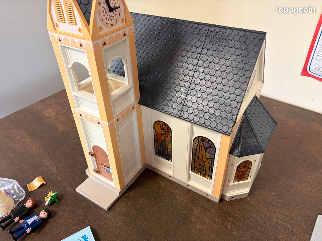 PLAYMOBIL Église 5053 -D'occasion avec boite + notice EXTRÊMEMENT RARE