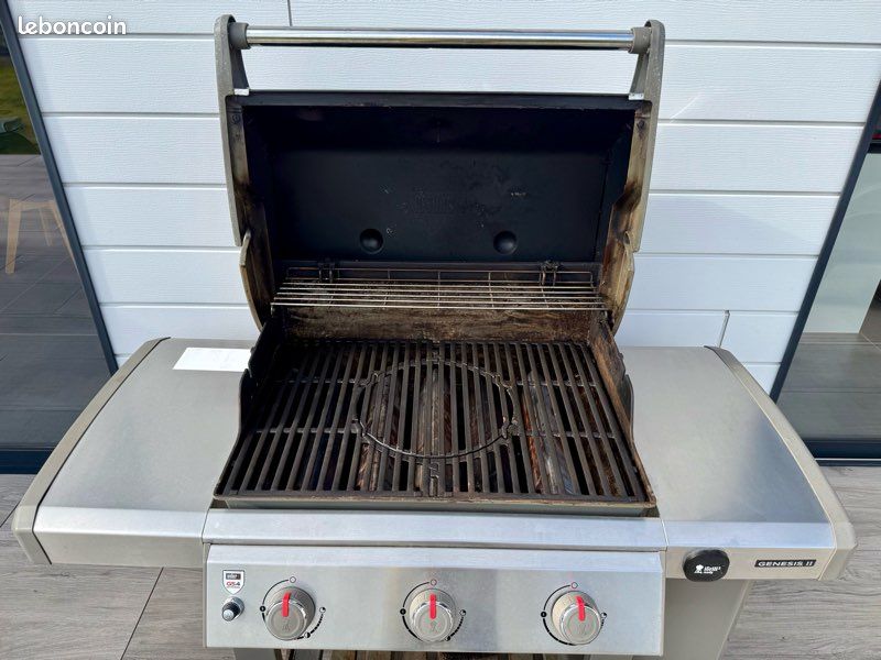 Plaque De Cuisson En Fonte 47,6 Cm Pour Weber Genesis II 300 - Griddle Remplacement 66095 66802