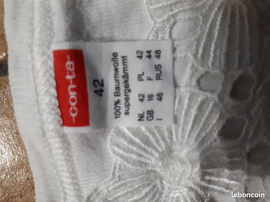 Maillot de corps à bretelles (type débardeur) Taille 42 (image 13)