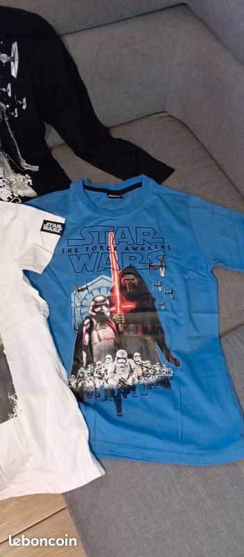 T-Shirts Star Wars en Bleu : dès 15,70