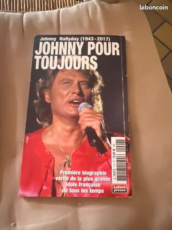 Lot de 2 livre Johnny Hallyday 2 a l’unité (image 4)