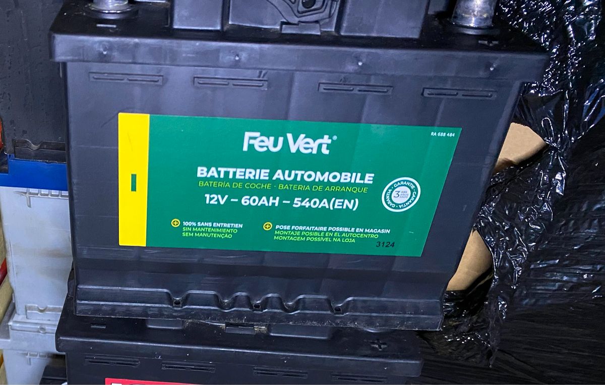 Batterie voiture Feu Vert I - 60Ah / 540A - 12V - Feu Vert