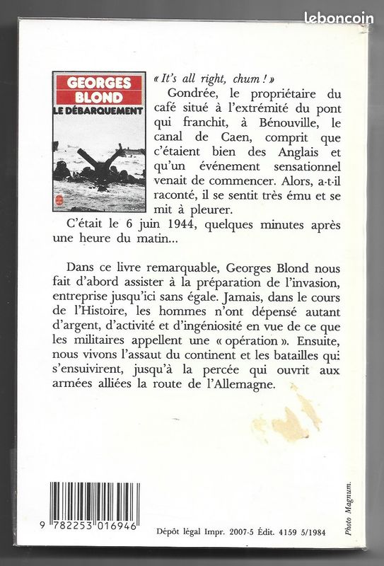 Le débarquement Georges Blond (image 2)