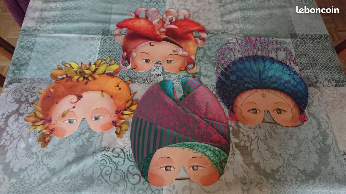 4 masques Élégantes Djeco (image 1)