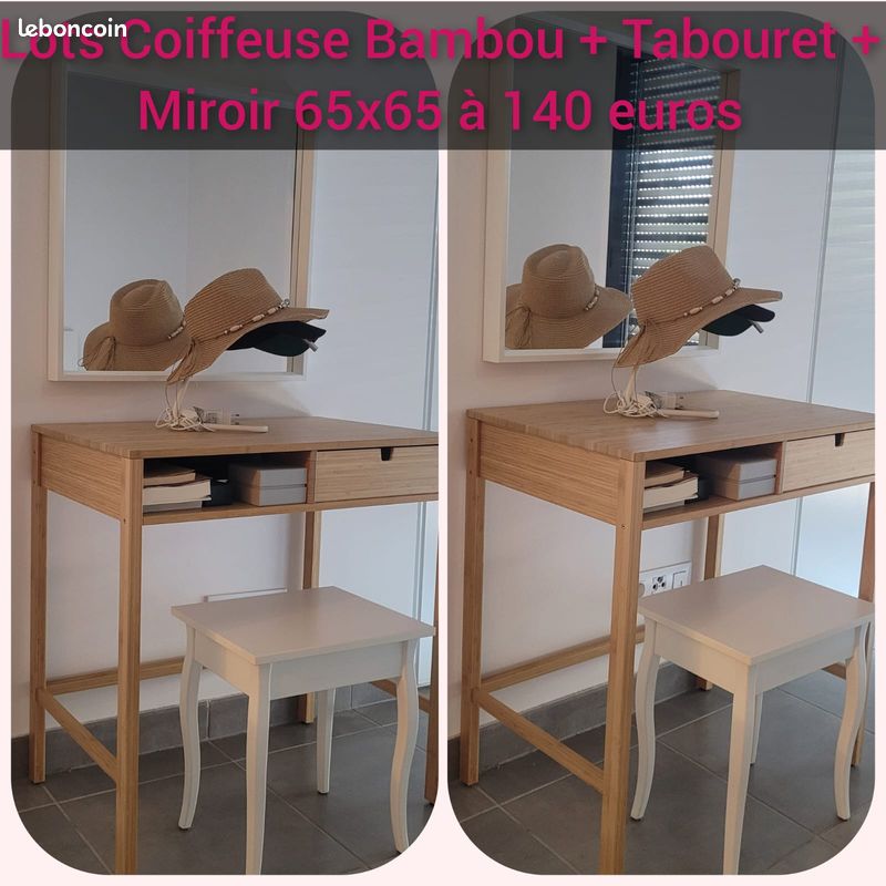 Lot coiffeuse et accessoires (image 1)