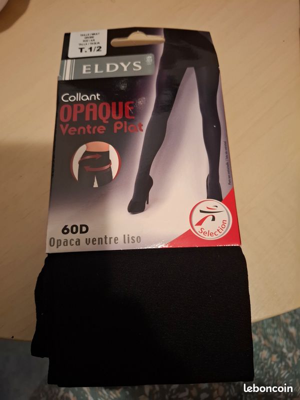 Collant ventre plat opaque T1/2 eldys neuf Vêtements