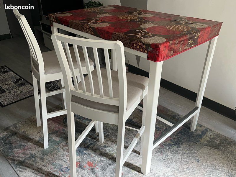 Ensemble table haute + chaises Ekeladen IKEA (image 3)