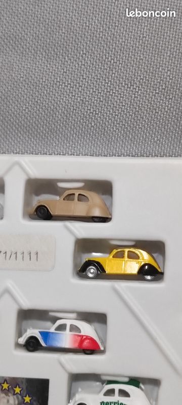 N 1/160 2cv Set 10 x Citroën 2CV ENTE 2005 Série spéciale World Meeting IMU Euro modèle 1:160 (image 6)