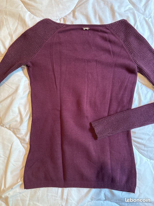 Pull Col Roulé Bonobo Femme – Taille S, Gris, Acrylique, Occasion Très Bon état