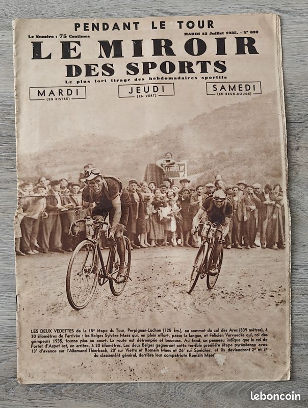 Le Miroir Des Sports N°913 – 13 Octobre 1936 – Hebdomadaire Sportif D'époque