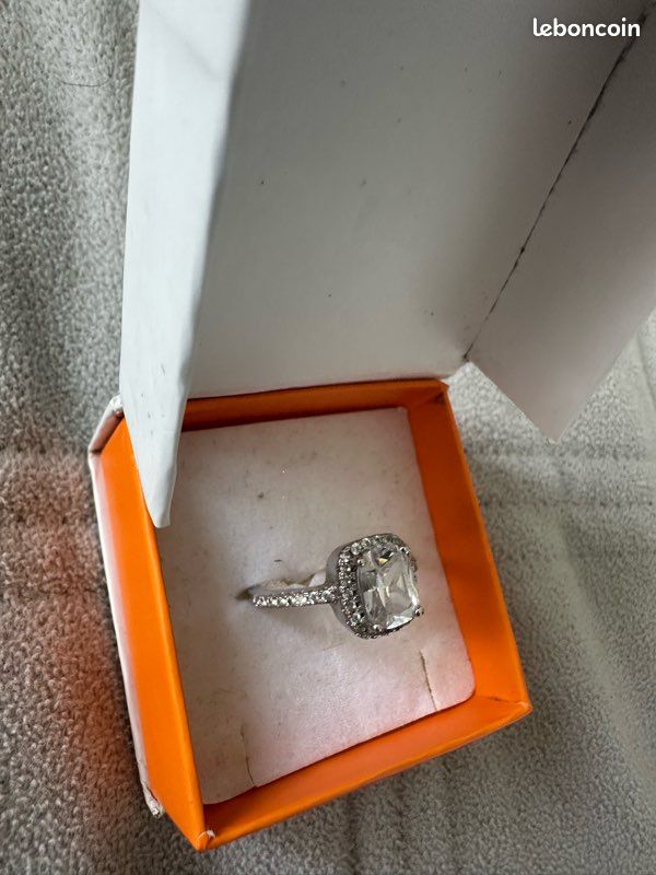 Bague femme vrai argent 925 taille 56 (image 2)