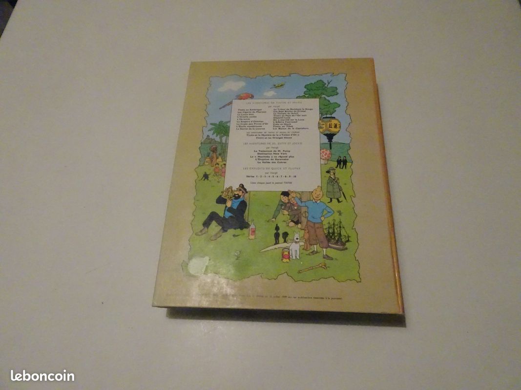 Bd : tintin 13 : les 7 boules de cristal . B36 (image 2)