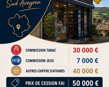 Fdj, presse, tabac 50 m Saint-Affrique - Bureaux & Commerces