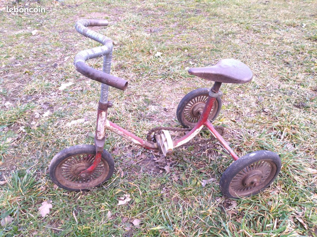 Ancienne roue libre J MOYNE 3 vitesses 15/17/19 -vélo de course - old
