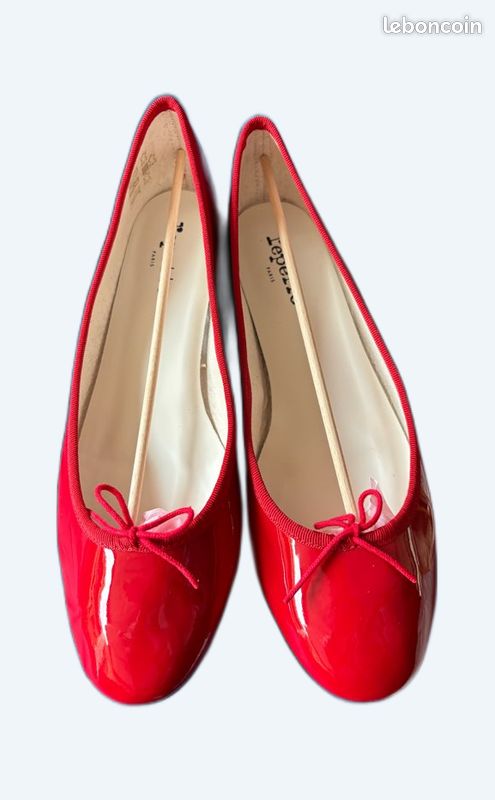 Ballerines Cendrillon rouge Repetto neuve (image 1)