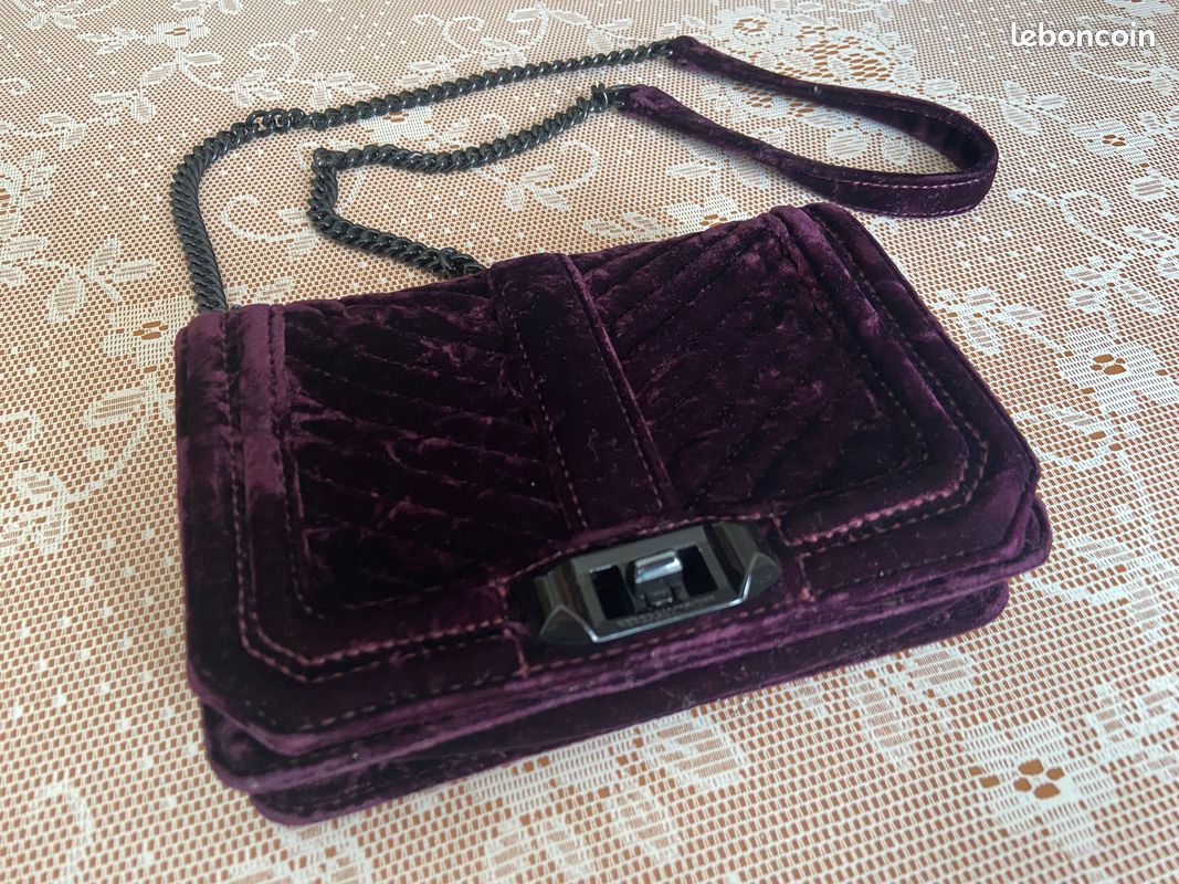 Sac bandoulière Rebecca Minkoff en velours (image 2)