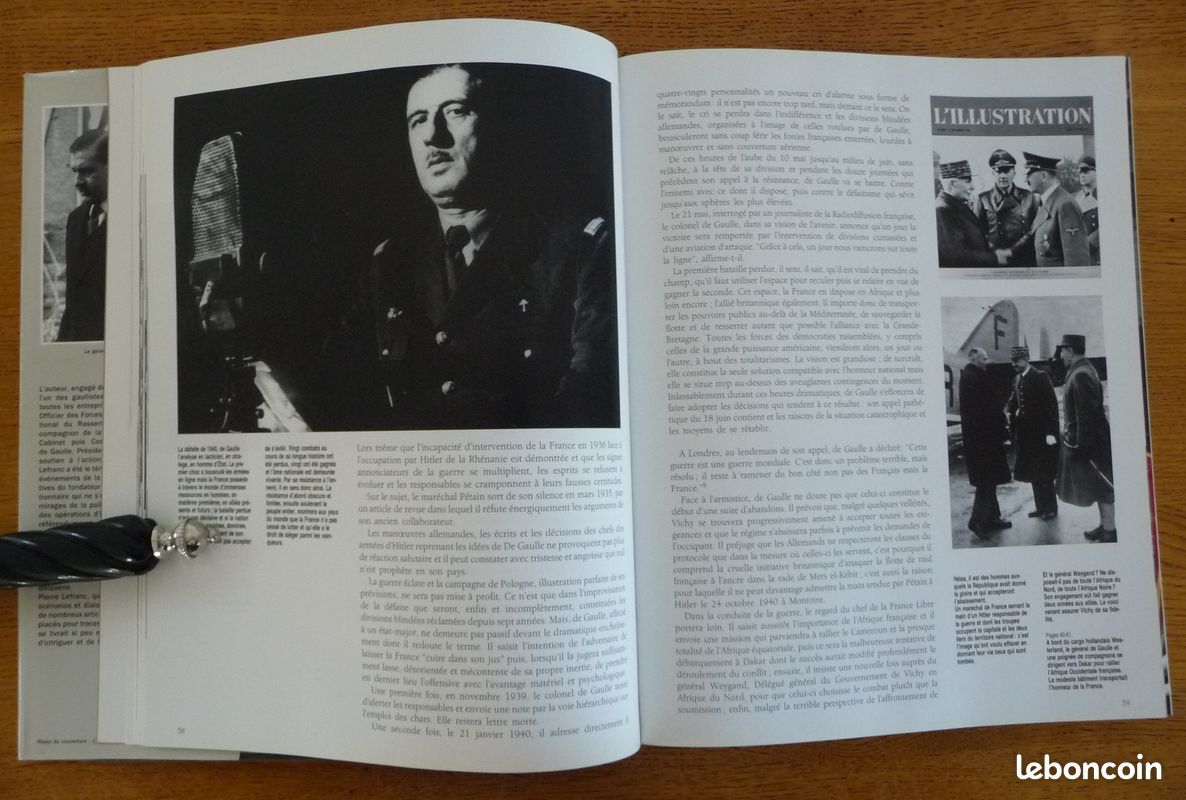 DE GAULLE Un Portrait par Pierre Lefranc (Grand Livre) (image 4)