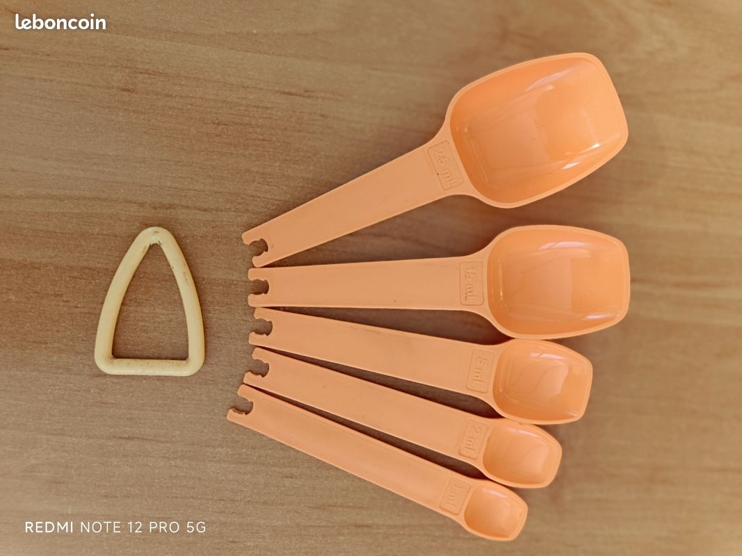 Cuillères doseuses x5 Tupperware orange- sbm (image 8)