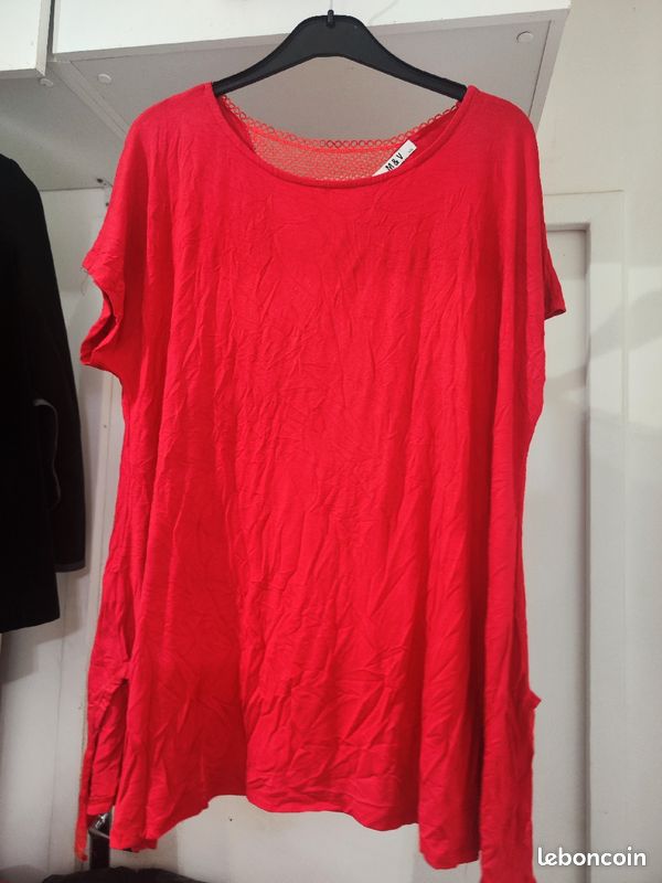 Très belle tunique rouge L/XL , 9 (image 2)