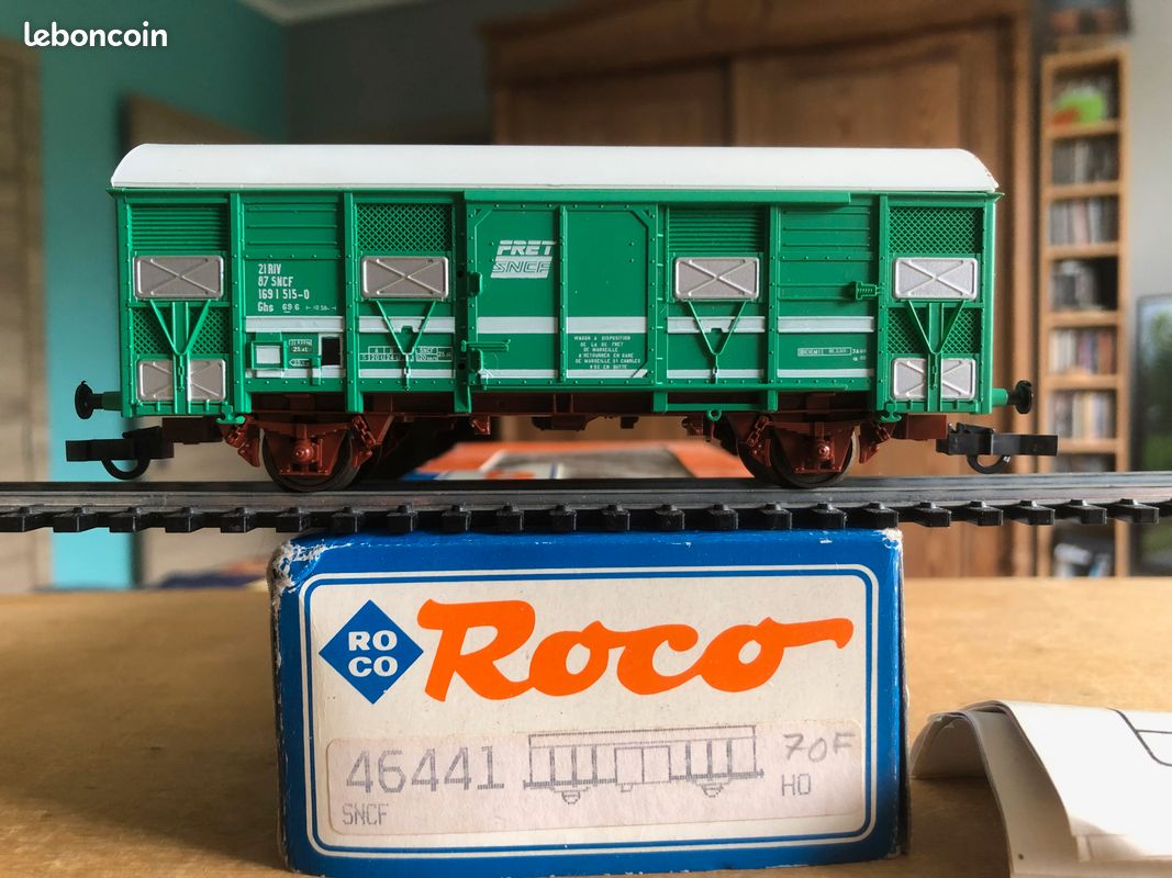 Roco 46457 HO - Wagon Couvert Primeur SNCF, époque 4, Neuf