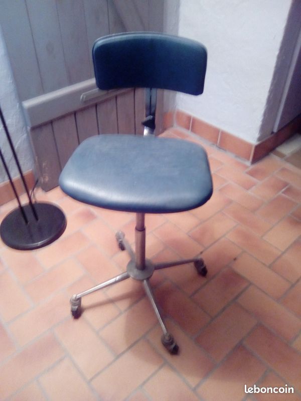 Chaise de bureau vintage année 70 (image 1)