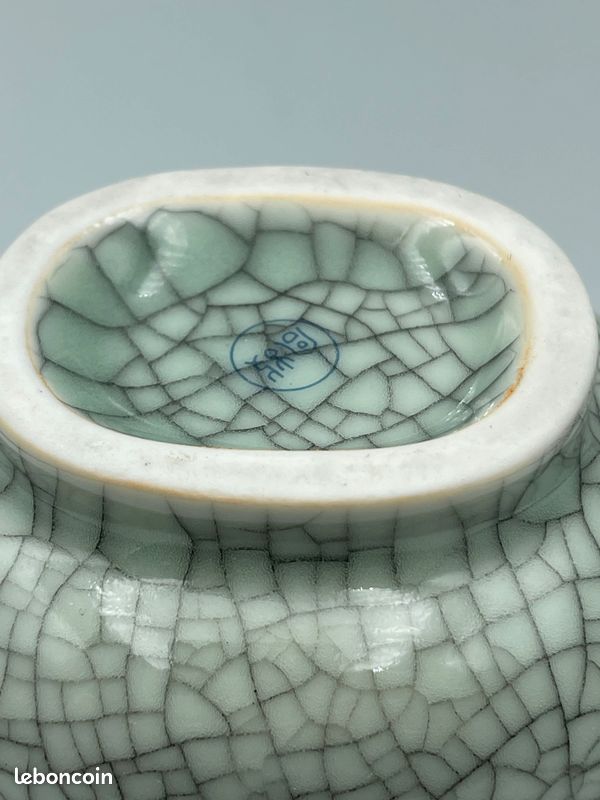 Vase Asiatique Celadon (image 5)