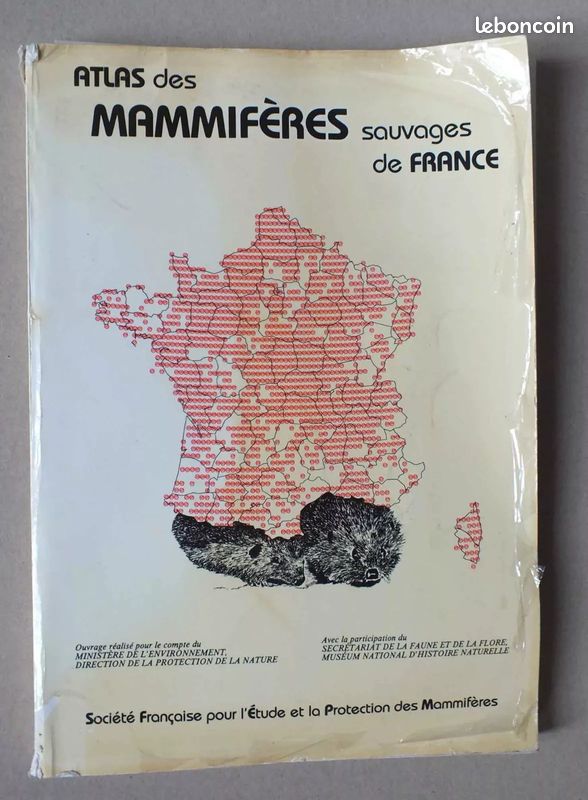 Atlas des mammiferes sauvages de france - sfepm - 1984 (image 1)