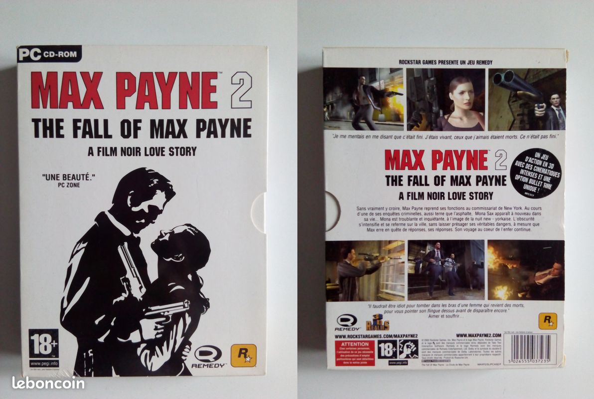 Jeu pc max payne parfait etat (image 1)