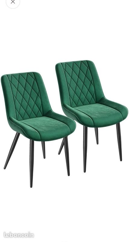 HAVENLYHOME - Lot de 2 Chaises de Salle à Manger (image 1)
