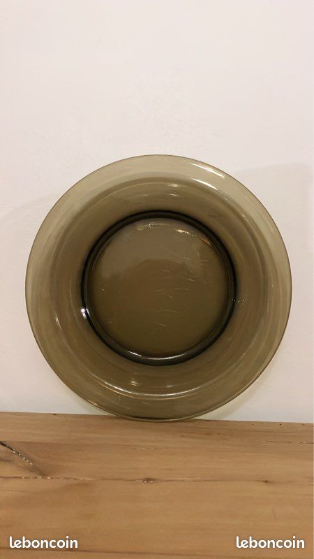Service à Dessert En Verre Ambré Vereco
