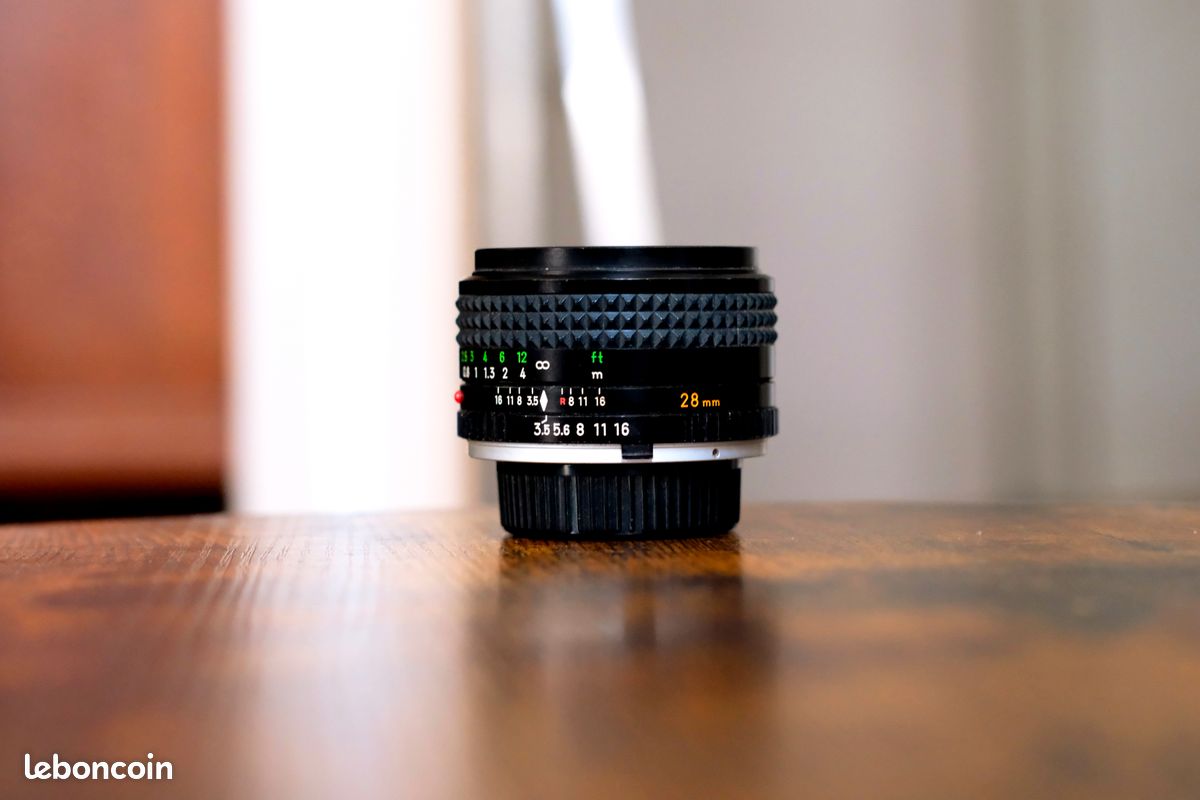 Minolta MC W.Rokkor 28mm f/3.5 - Photo, audio & vidéo