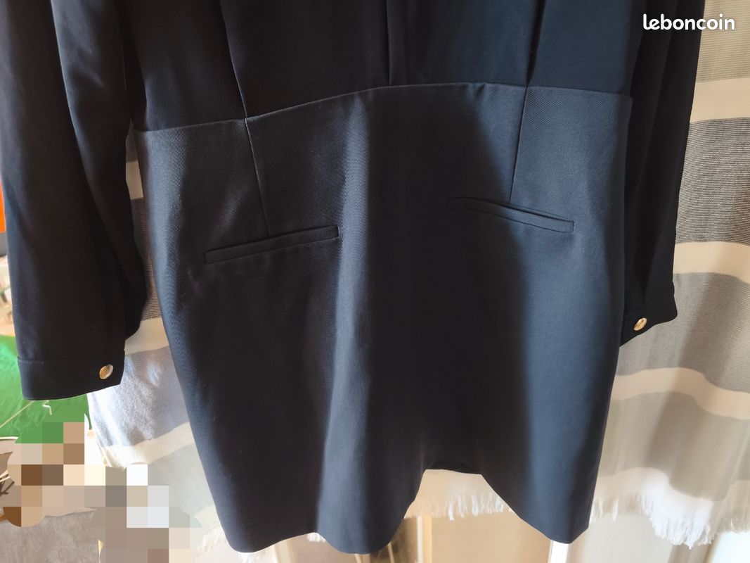 Veste bleu marine Claudie Pierlot (image 7)
