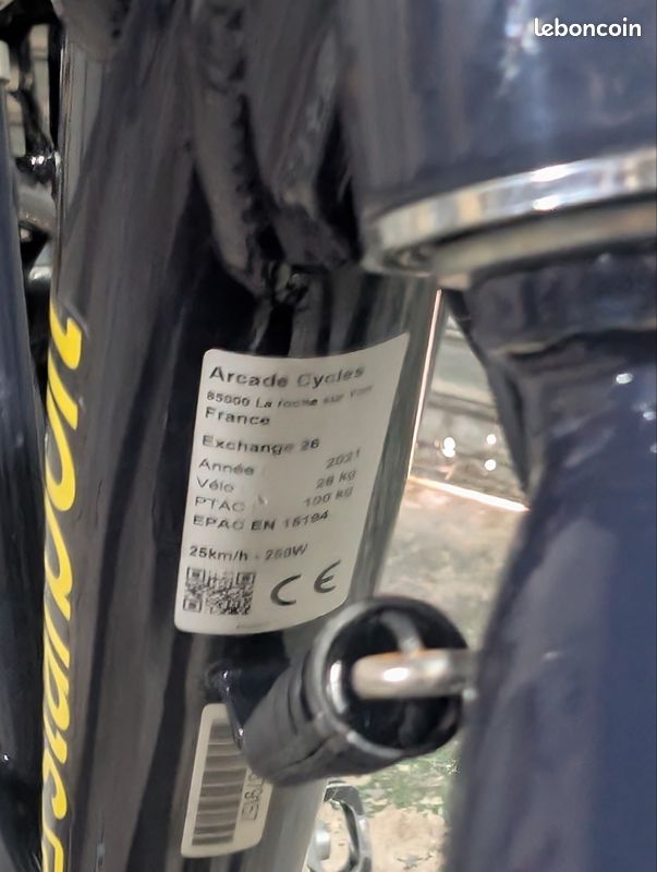 VAE Arcade Cycles – Exchange 26 -1700 km — Très bon éta5 (image 5)