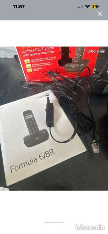 Téléphone simple avec répondeur (image 3)