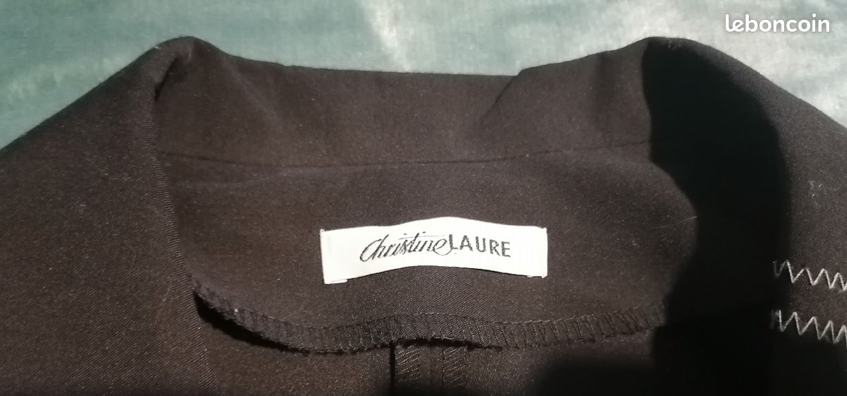 Jolie veste noire femme (image 3)