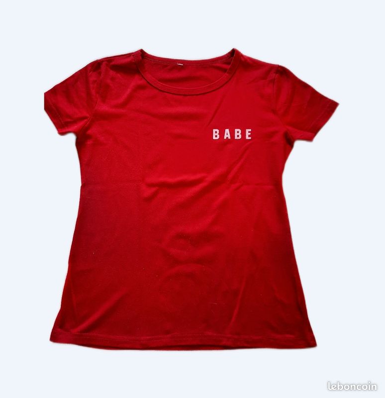 Lot de 2 t-shirts rouges (image 1)