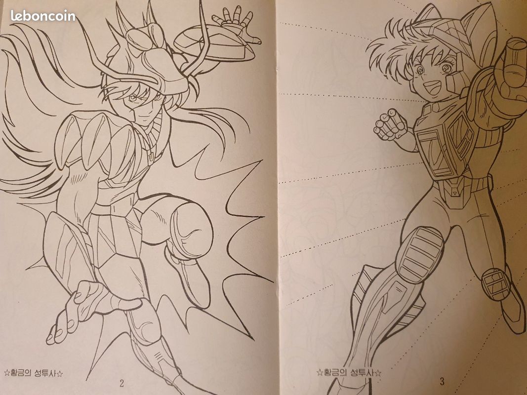 Saint Seiya livre de coloriage (image 7)