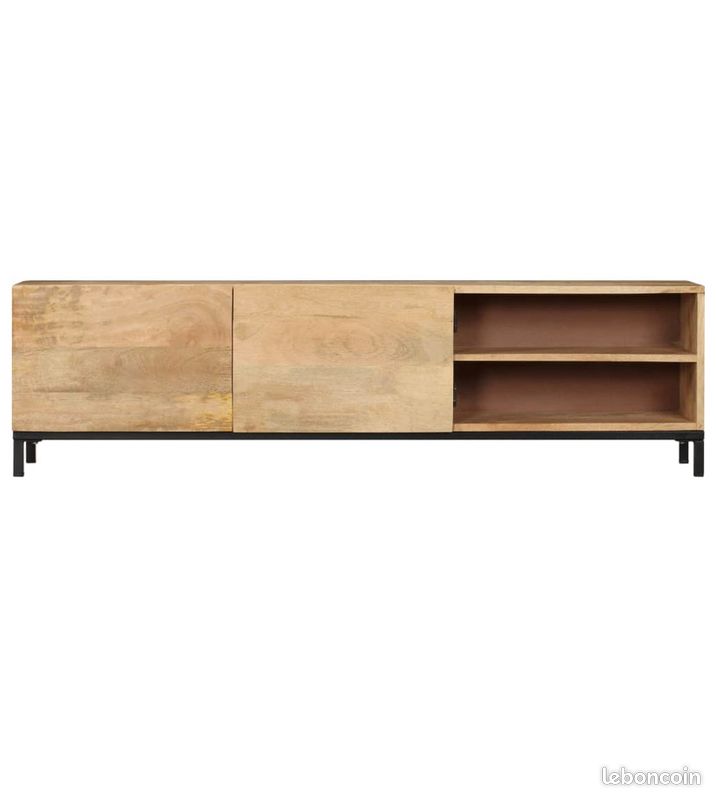 Meuble TV bois manguier massif DISPONIBLE (image 2)