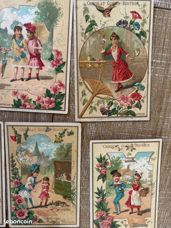 Chromo Guérin Boutron Célébrités 350 Comte de Beauregard - Académie Française