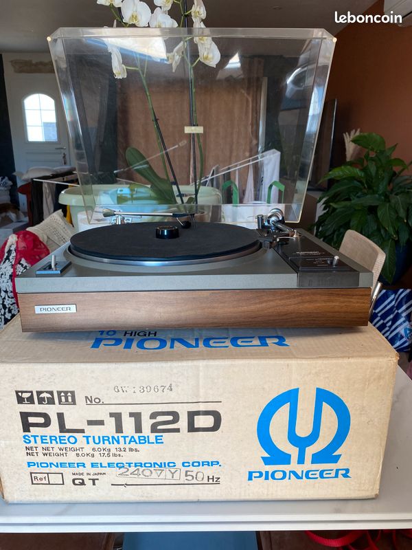 Platine vinyle Pioneer PL-112D révisée - FR