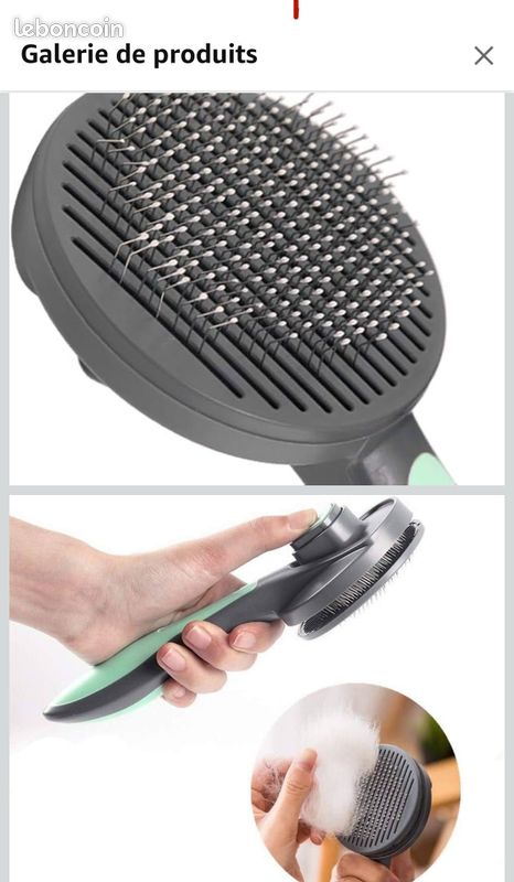 Brosse Auto-nettoyante Pour Chiens Et Chats, Poils Longs Et Courts MAX&MITZY