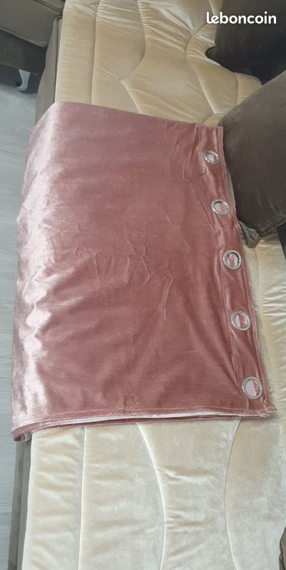 Rideaux neuf 2 panneaux 1m40/2m50 (image 3)
