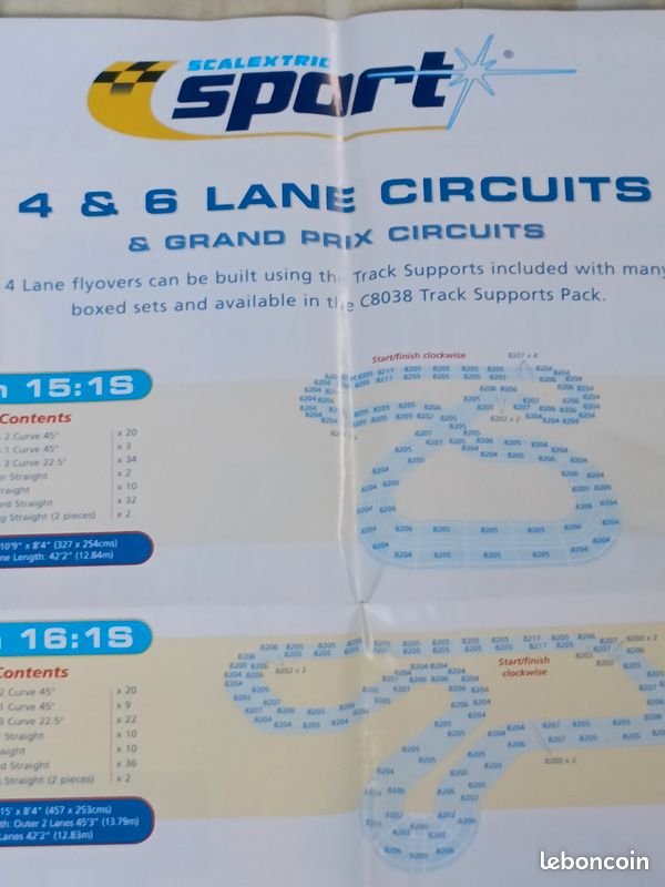 Scalextric "Sport" catalogue-dépliant (image 4)