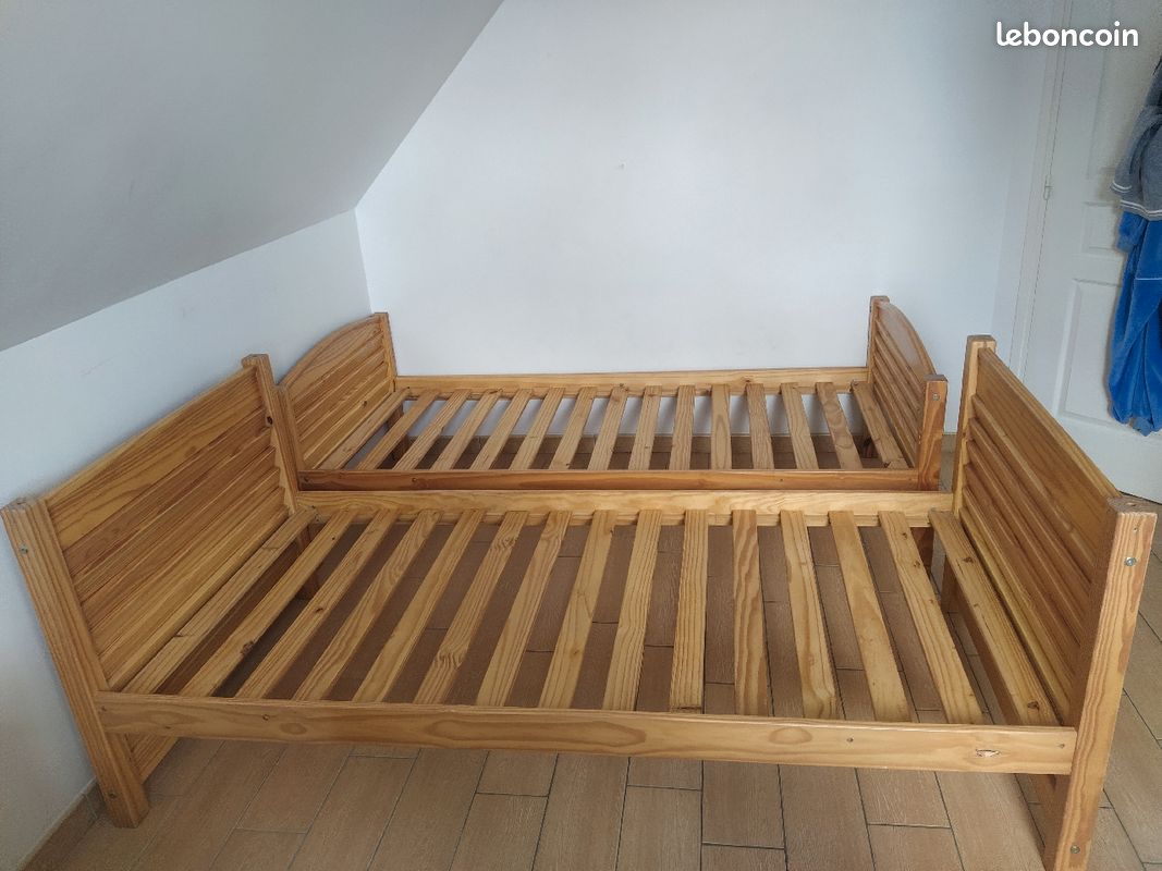 2 lits en pin massif (image 4)