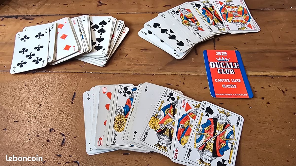 Jeu De Cartes Espagnoles Vintage - Glacées Et Lavables - Dans Sa Boîte D'origine