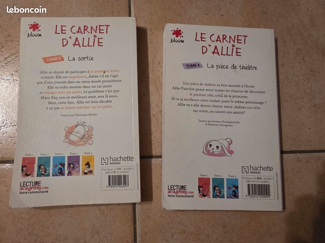 Le Carnet d'Allie tomes 4 et 6 (image 2)