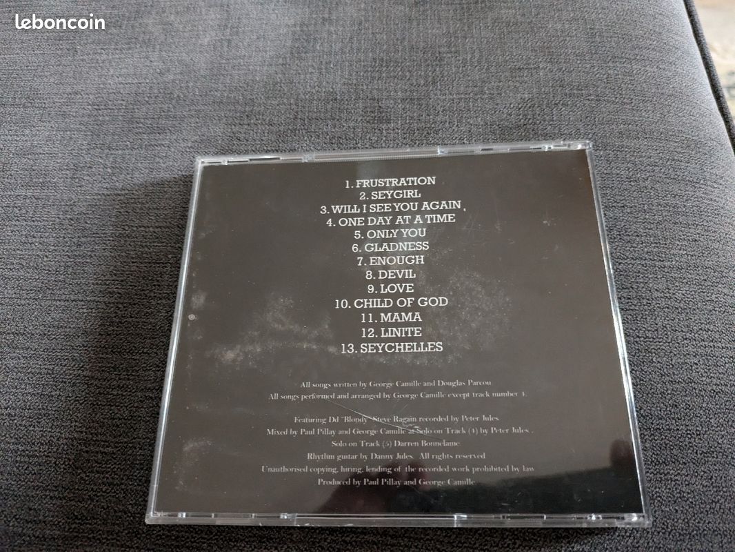 CD Camille GEORGE artiste Seychellois (image 2)
