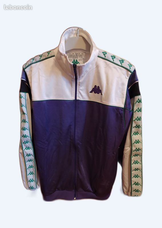 Sweat-shirt Vintage Kappa Gris Années 80 - Taille M En 100% Coton Pour Homme