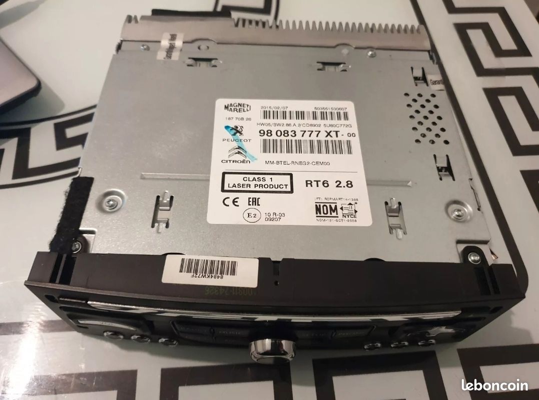 Ecran gps Autoradio Bluetooth rt4 rt5 rt6 rneg2 Ng4 rneg1 smeg nac carplay peugeot citroen Ds (image 2)