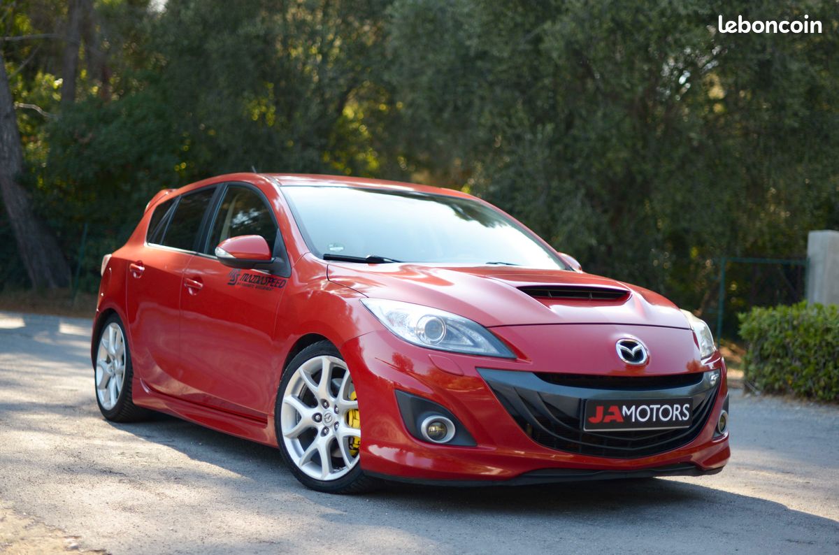 MAZDA 3 MPS 2.3L 260Cv - PHASE 2 - COLORIS ROUGE - ECHAPPEMENT INOX - BOSE (image 1)